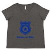 Women's Curvy Collection Fine Jersey V-Neck Tee Thumbnail