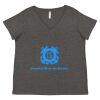 Women's Curvy Collection Fine Jersey V-Neck Tee Thumbnail