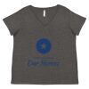 Women's Curvy Collection Fine Jersey V-Neck Tee Thumbnail