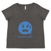 Women's Curvy Collection Fine Jersey V-Neck Tee Thumbnail