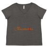 Women's Curvy Collection Fine Jersey V-Neck Tee Thumbnail